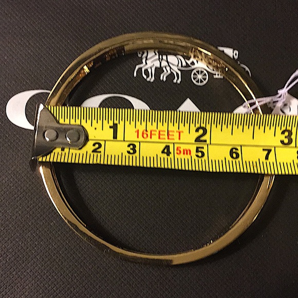 COACH - HORSE & CARRIAGE BANGLE (NWT) - Picture 10 of 11